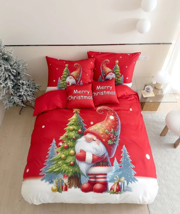 Vianočné foto obliečky TOMTE