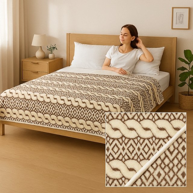 Deka z ovčej vlny MERINO - FANTASIA