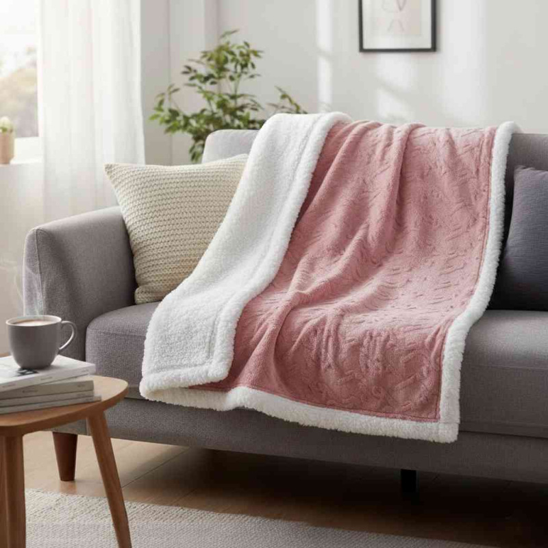 Deka s barančekom ISLAND ružová