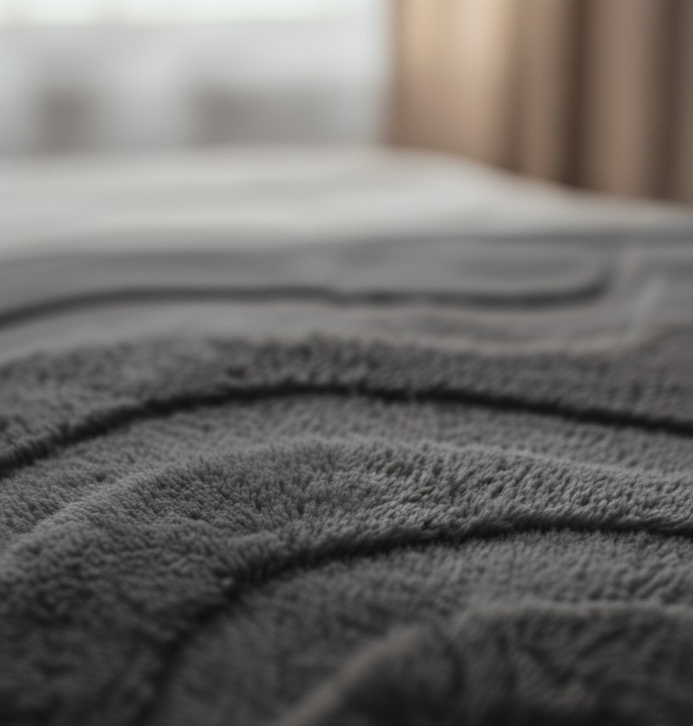 Deka s barančekom WINTER DARK GREY – tmavosivá 1