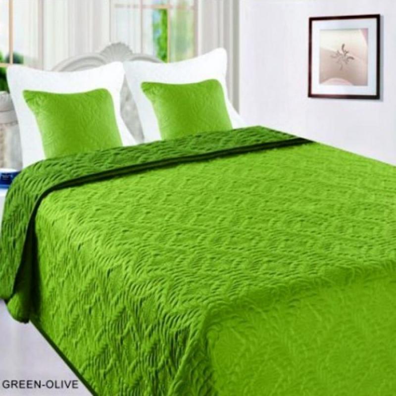 Green Olive - prehoz na posteľ