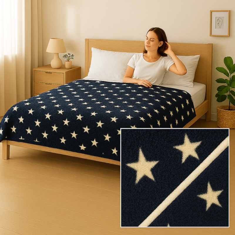 Deka z ovčej vlny MERINO - STAR