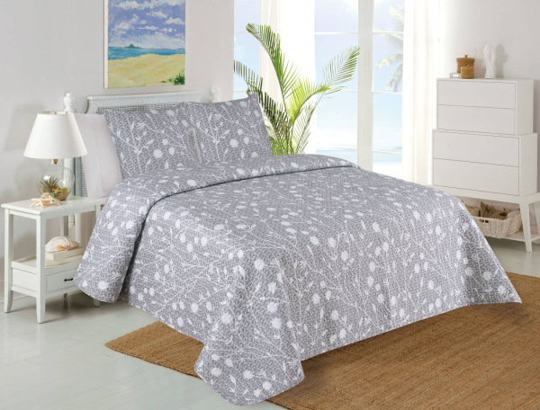 Prehoz na posteľ 220x240 cm RAMAS, 2 ks obliečka 45x45 cm