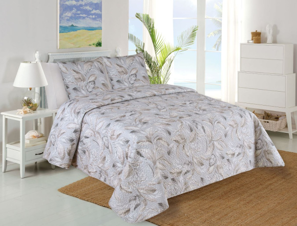 Prehoz na posteľ 220x240 cm LASCIA, 2 ks obliečka 45x45 cm