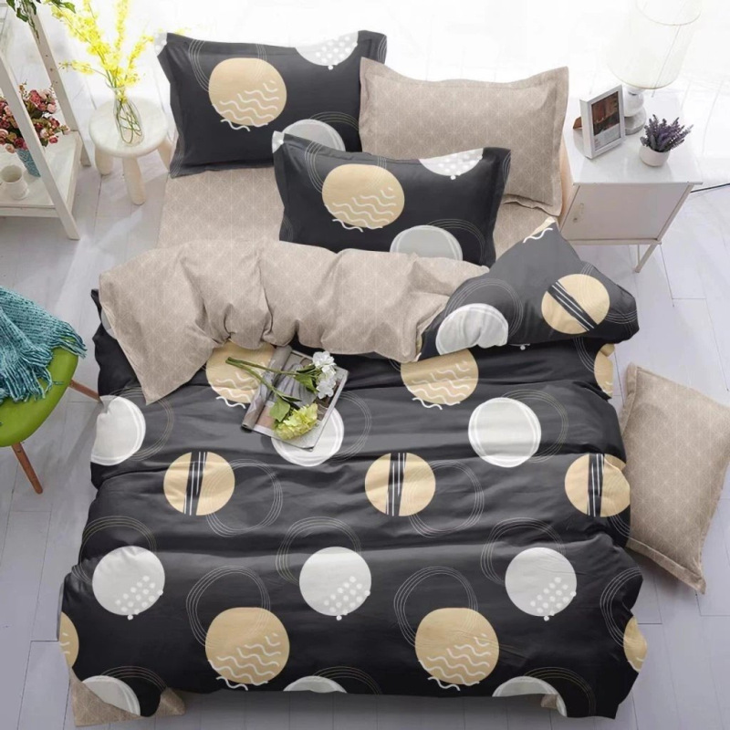 Foto 3D obliečky GOLDEN CIRCLES – moderný geometrický dizajn