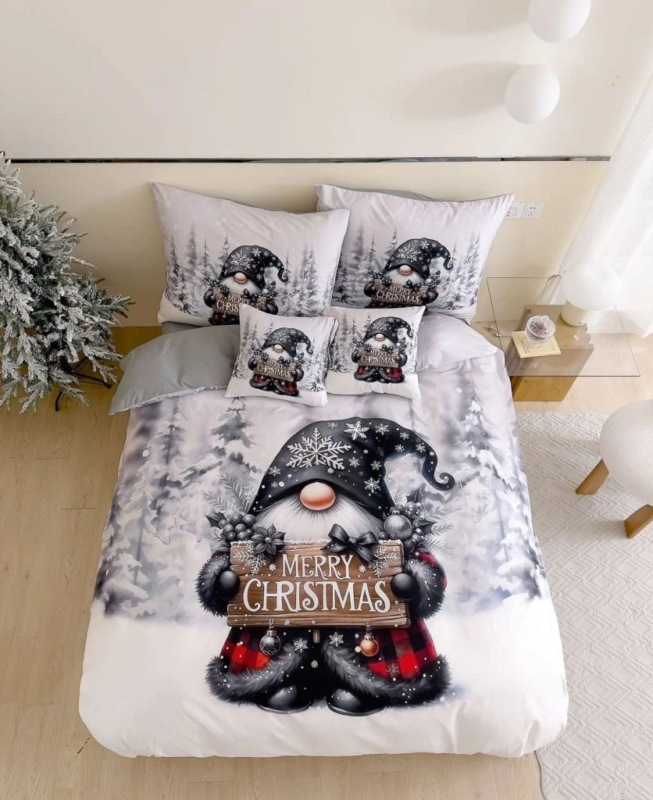 Vianočné foto obliečky ČIERNY GNÓM