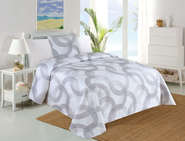 Prehoz na posteľ 140x220 cm CIRCULO, 1 ks obliečka 45x45 cm